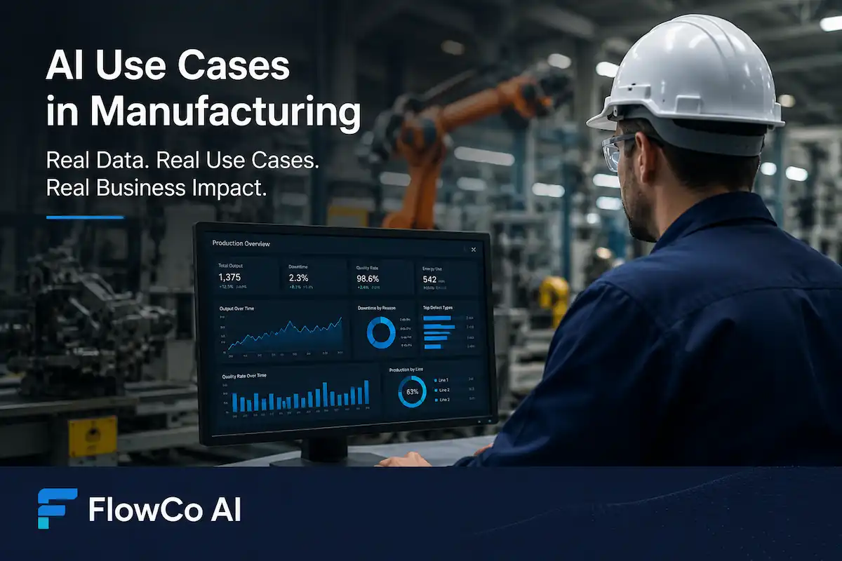 AI Use Cases in Manufacturing — Real Data. Real Use Cases. Real Business Impact.