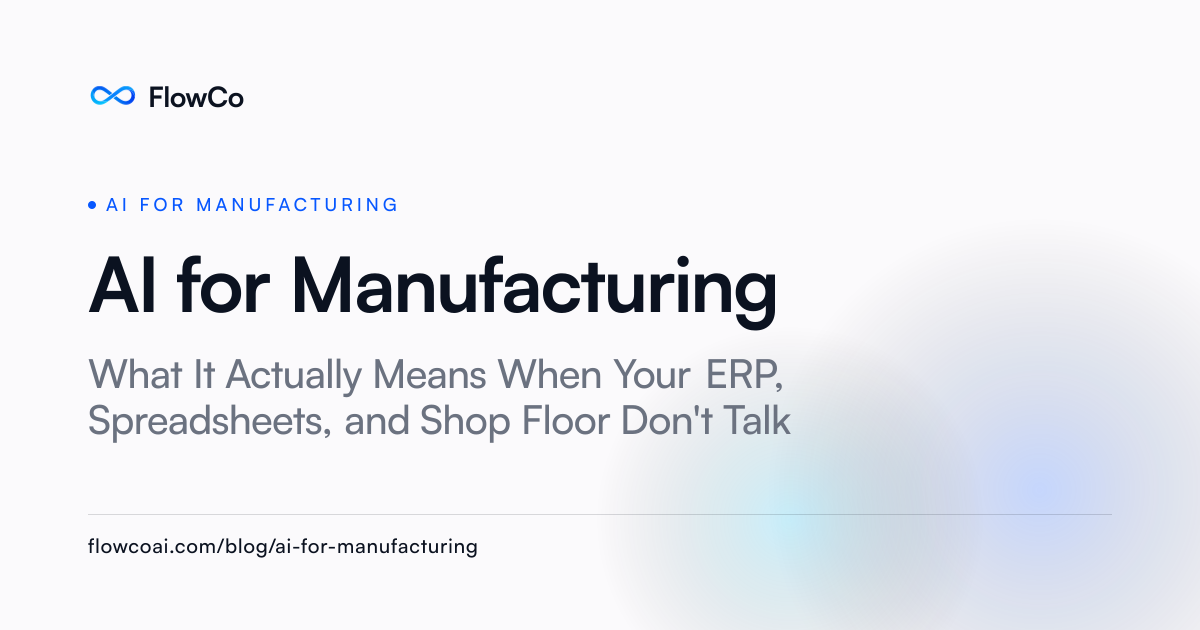 AI for Manufacturing: Plain-English Guide